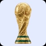 Troféu da Copa do Mundo em ouro de 1g