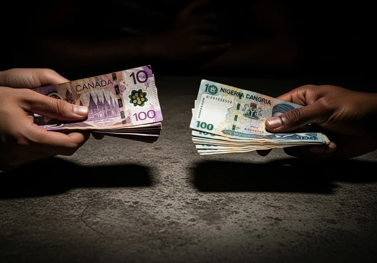 Quanto Vale o Dólar Canadense em Naira Hoje nas Taxas do Mercado Negro?