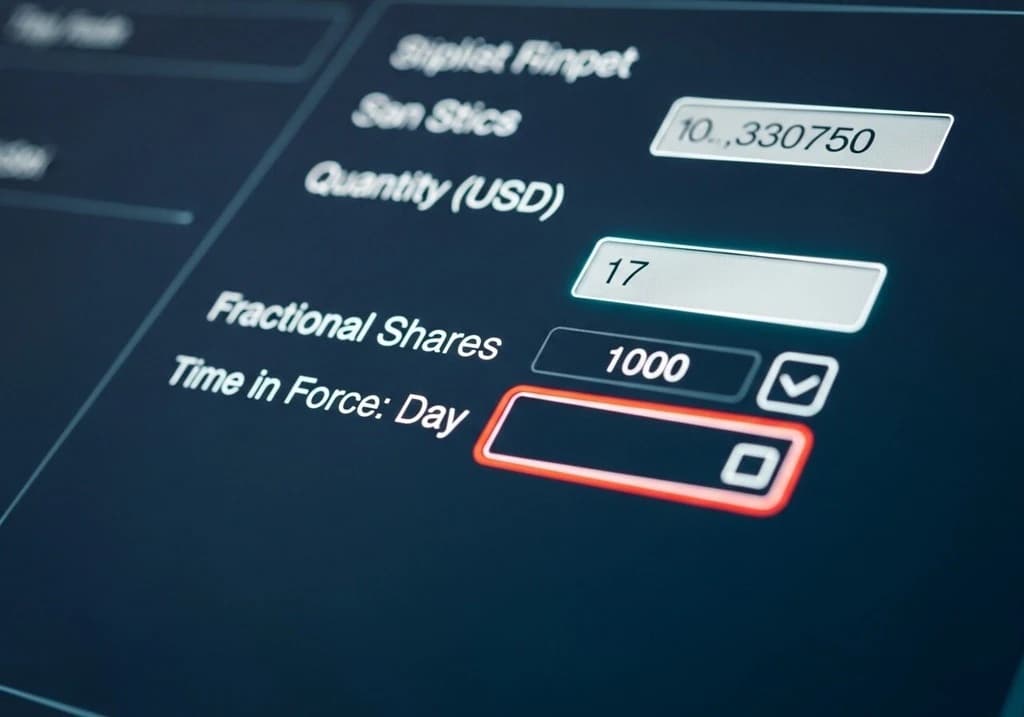 Por Que Pedidos com Quantidade em Dólares ou Ações Fracionárias Requerem um Tempo em Força do Dia?