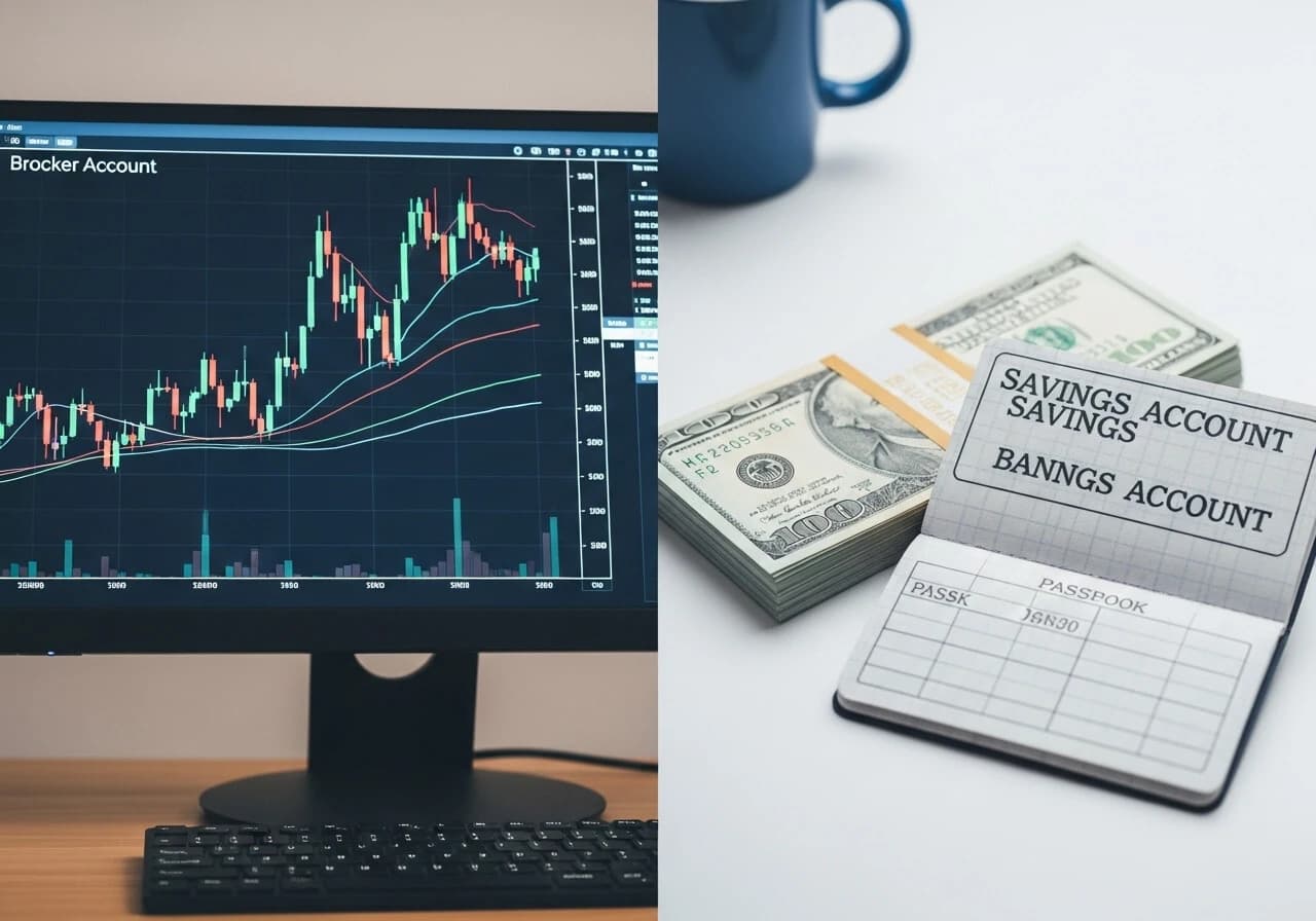 Corretora vs. Conta Bancária: Qual é a Verdadeira Diferença e Por Que Isso Importa para Seu Dinheiro?
